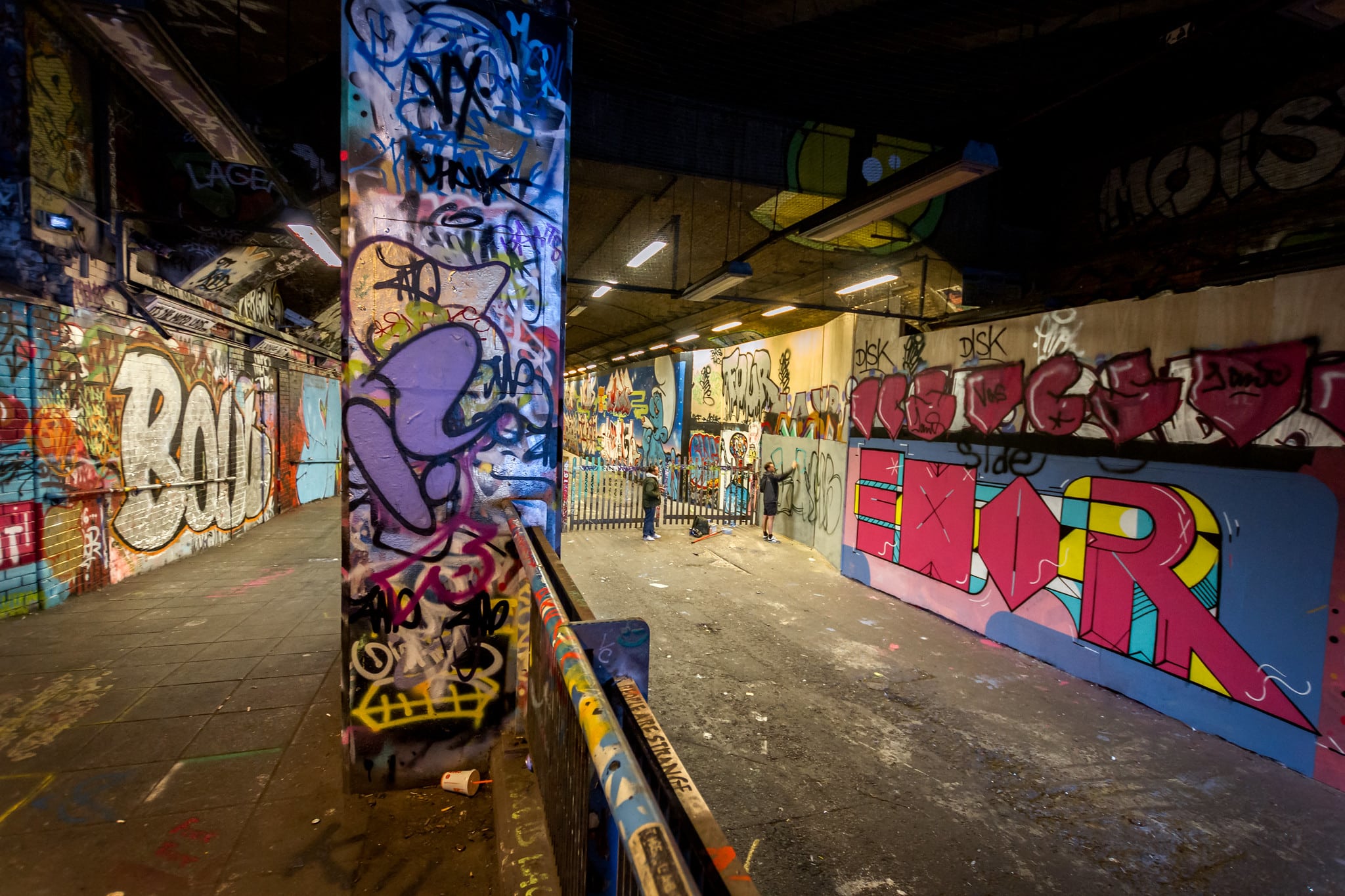 the graffiti tunnel