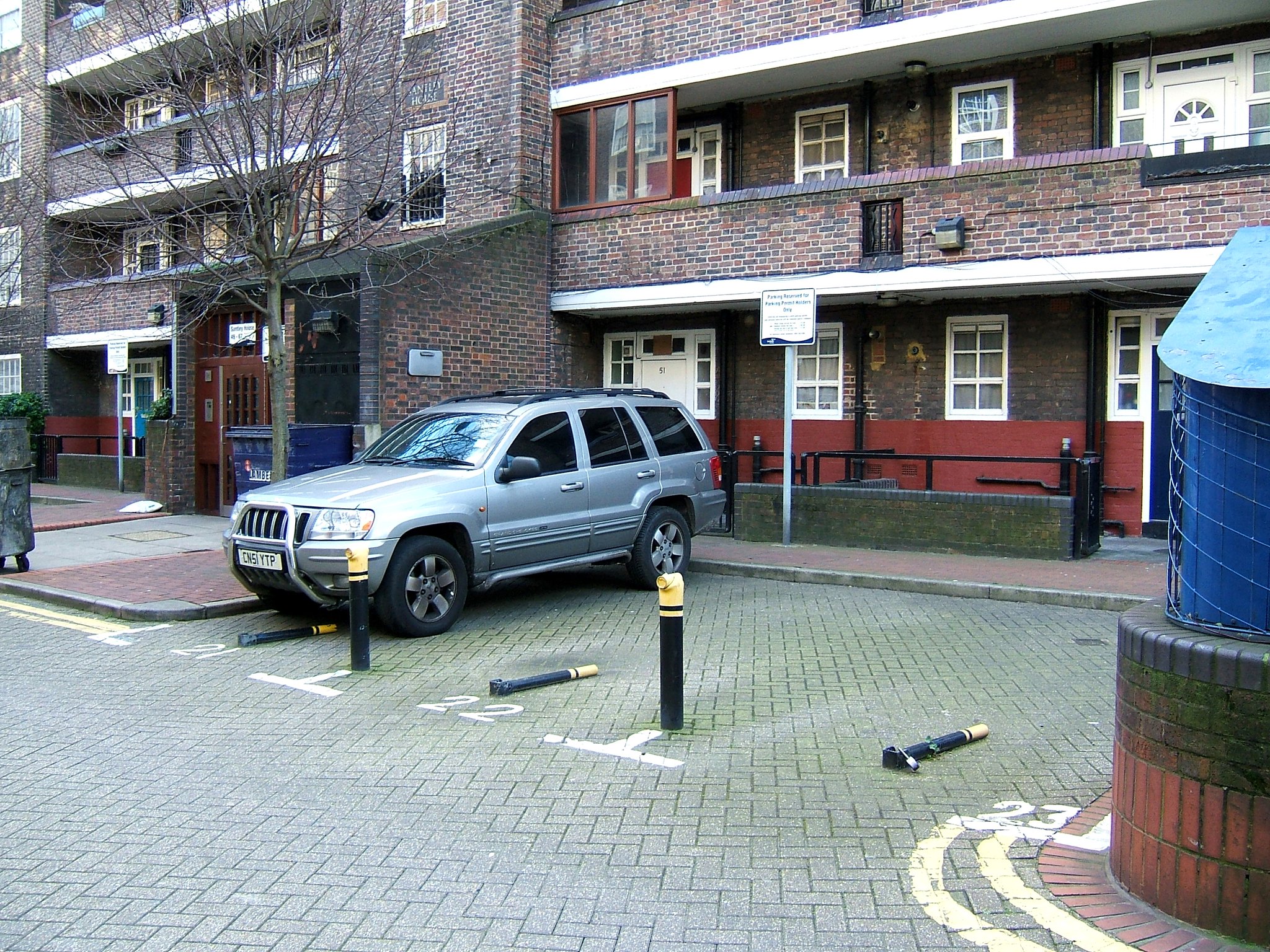Parking en périphérie de Londres
