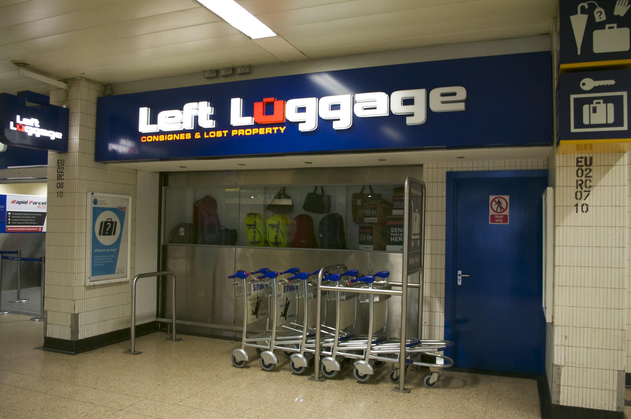 consignes bagages londres
