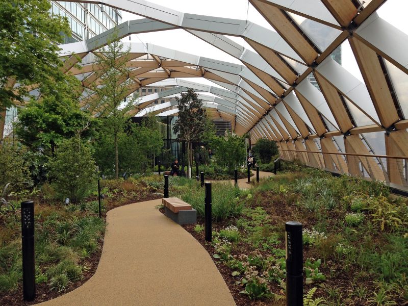 crossrail place roof garden